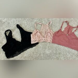 Lot of 3 Bralettes